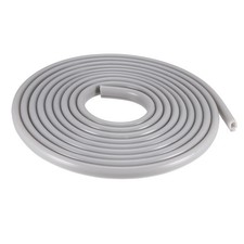 T-Slot Mount Weatherstrip Seals 6.5mm Bulb Bubble for 4mm Slot 5 Meters Gray