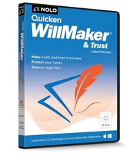 Quicken WillMaker  Trust Latest Version - Estate Planning Software - Will, Livi