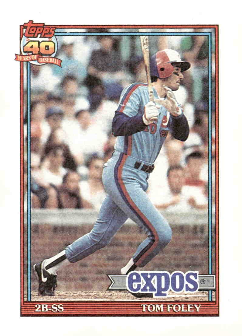 1991 Topps #773 Tom Foley