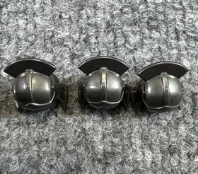 Lot Of 3 LEGO Lord of the Rings - Uruk-Hai Helmet From 9471 -