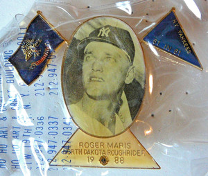 Lions Club Pins - ROGER MARIS:  NORTH DAKOTA ROUGHRIDER