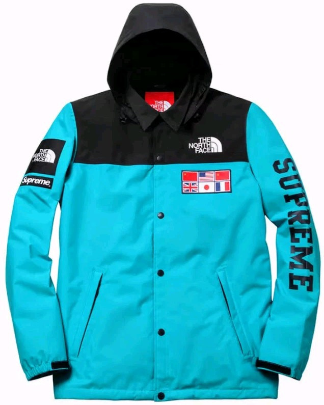 ジャケット・アウター Supreme North Face 14ss ExpeditionJacket Supreme North Face 14Ss Size L Map National Flag Expedition