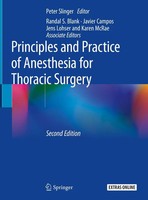 Peter Slinger | Principles And Practice Of Anesthesia For Thoracic Surgery