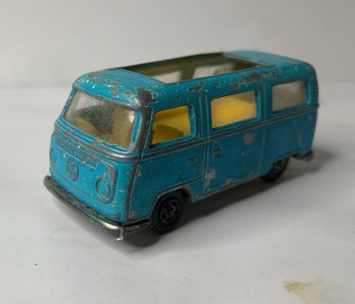 Vintage 1970 Matchbox Lesney Superfast No 23 Dormobile Volkswagen Camper  Blue