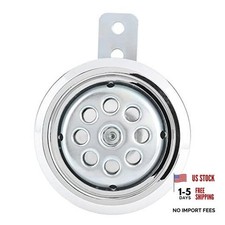 Universial Motorcycle Horn 105db 12v 85mm W Honeycomb Chrome Universial Motorcycle Horn 105db 12v 85mm W Honeycomb Chrome