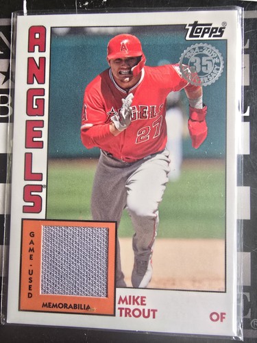 Mike Trout 2019 Topps 35th 1984 Game Used Relic 84R-MT