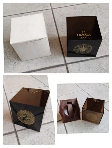 70s OMEGA SEAMASTER QUARTZ VINTAGE CUBIC WATCH BOX WATCH BOX WATCH BOX NOS