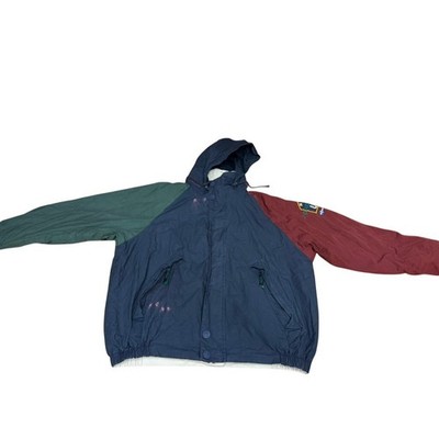 Nautica J-Class Racing US2 Colorblock Hooded Jacket Mens Navy  THRASHED FINAL!!