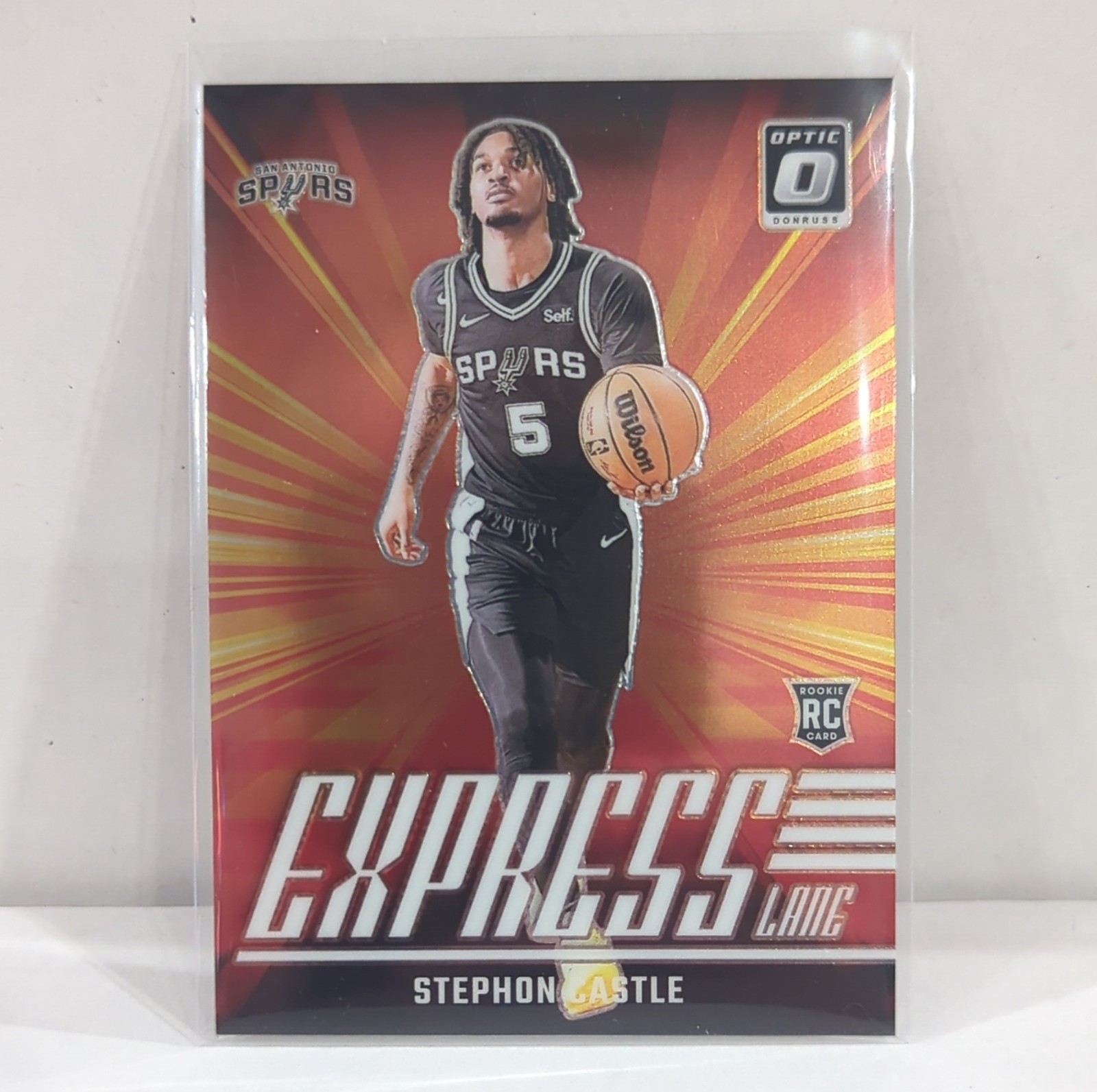 2024-25 Panini Donruss Optic - Express Lane Stephon Castle #1 Holo Prizm (RC)