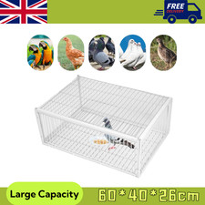 Pigeon Trap Cage 4 Door Escaping Proof Portable Bird Cage Single Way Entry Cage