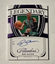 2023-24 Panini Flawless Ray Allen Legendary Scripts Amethyst Auto #/3 Celtics