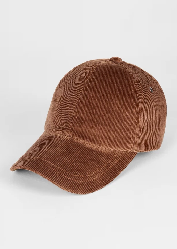 Paul Smith Corduroy Men's Hat Cap Hat Baseball Golf TRIM Signature Stripe - Image 2 of 4