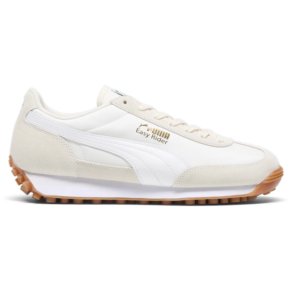 Puma Easy Rider Vintage Lacci Uomo Beige Bianco Sneakers Scarpe Casual 3990281