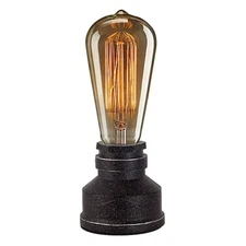 Vintage American Village Style Desk Light Creative Table Lamp Iron Steel Wate...