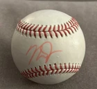 Mike Trout Signed Rawlings Baseball Auto PSA/DNA COA OMLB Angels Red Ink Rare