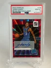 2022 Donruss Jaden Hardy /49 #235 Rated Rookie red holo lazer auto PSA 10 Lakers