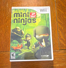 USED Mini Ninjas Nintendo Wii w/ Case