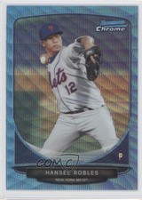2013 Bowman Wrapper Redemption Blue Wave Refractor Hansel Robles #BCP31 1z4
