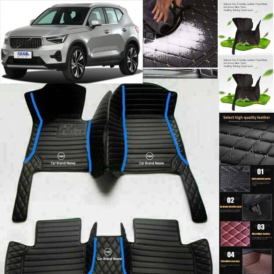 For Volvo XC70 Car Floor Mats Custom Waterproof Auto Liners Carpets Foto 4 de 4