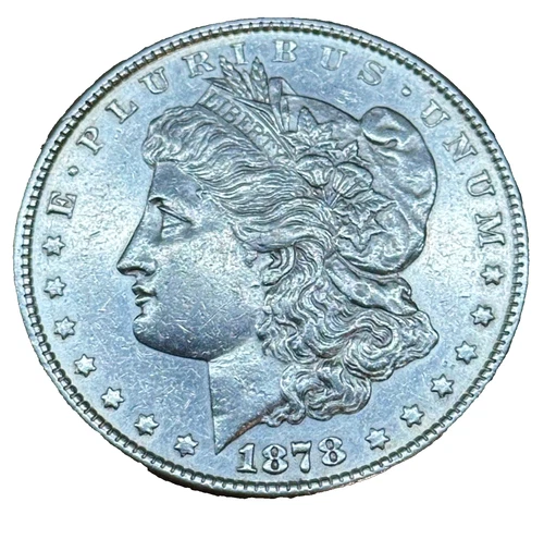 1878 Morgan Silver Dollar - Real Silver - Bullion - RARE FIRST MORGAN - $1 START