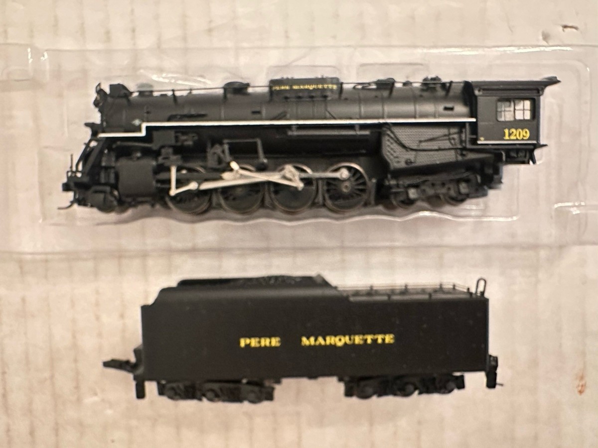 Life Like Heritage N 7468 2-8-4 Berkshire Steam Loco PM #1209 | eBay
