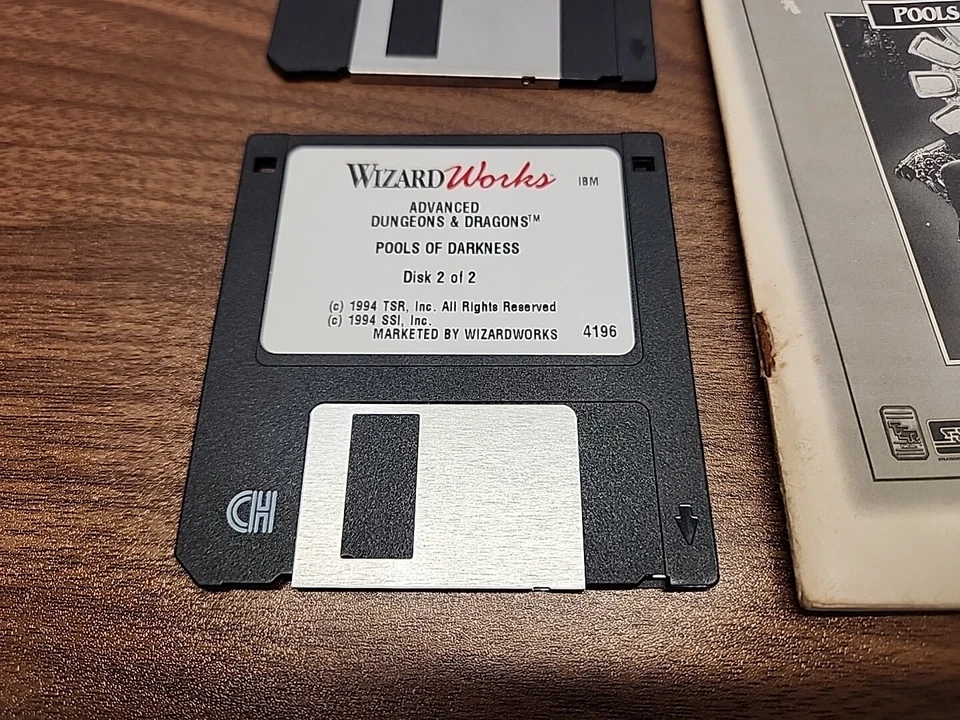 Advanced Dungeons & Dragons: Pools of Darkness ~ PC Game 1994 ~ DnD ~ Vintage - Image 3 of 4