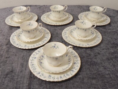 Kaffeeservice Royal Albert Bone China Memory Lane für 6 Personen