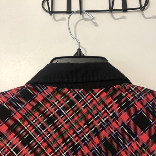 J. MCLAUGHLIN Women's Plaid Catalina Cloth Button Down Stretch Collar Top medium - Picture 4 of 6