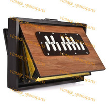 SHRUTI BOX TEAK WOOD SIZE 13" X 12" X 3" 440 Hz SWAR PETI BHAJAN KIRTAN CHANT