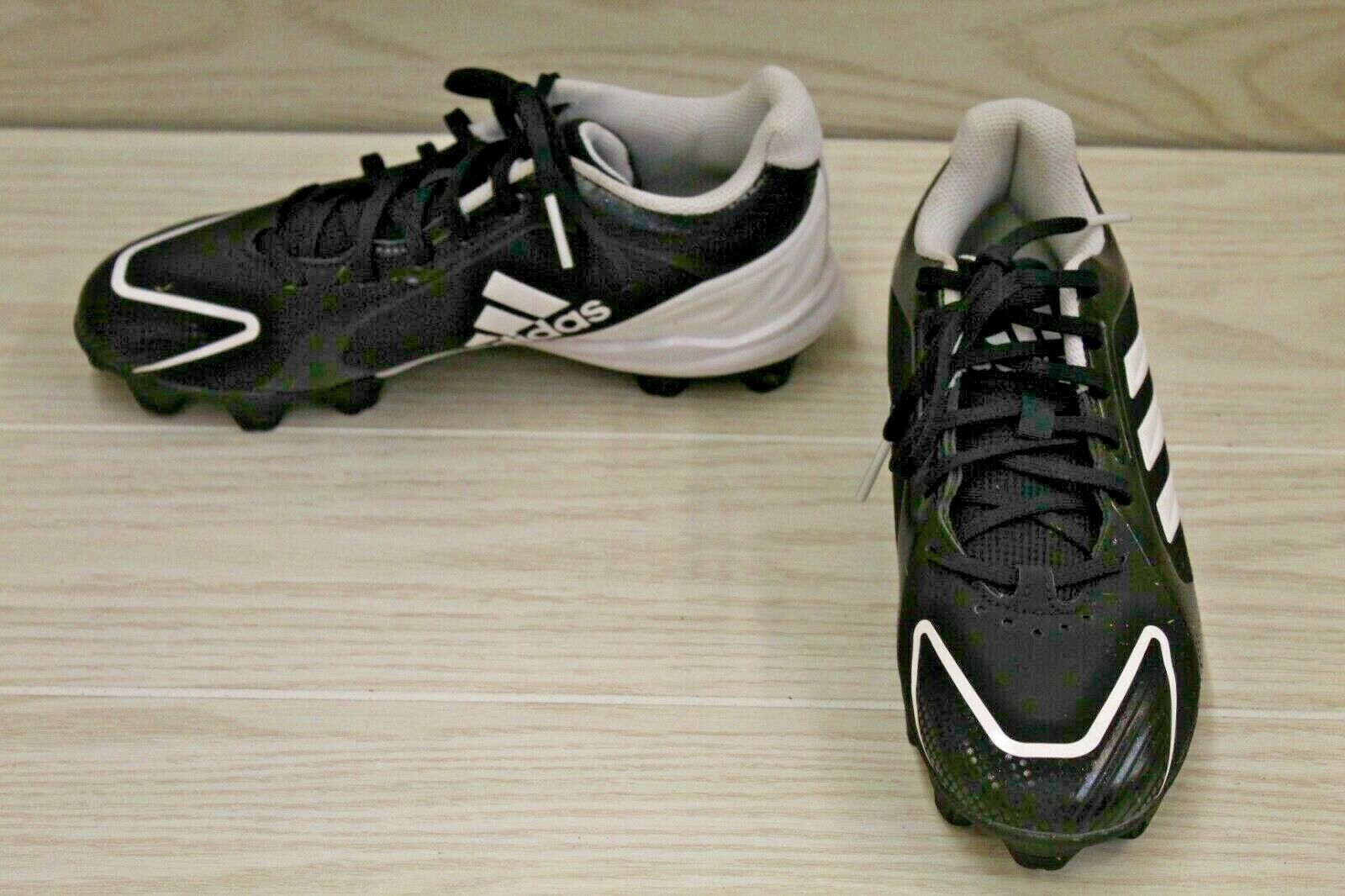 Adidas PureHustle Mid FV5726 Baseball Cleats - Men's Size 7.5, Black
