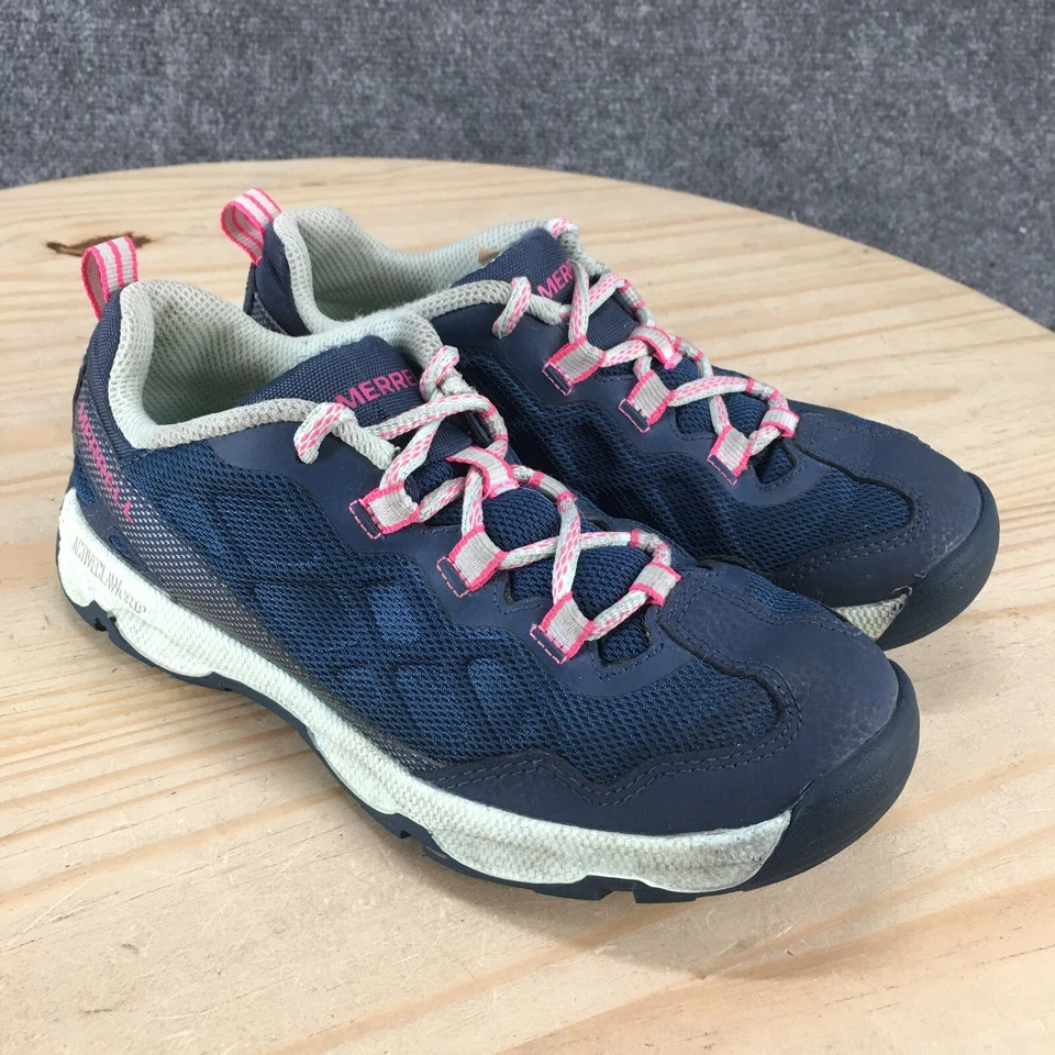 Merrell Zapatos Niños 2 M Camaleón Bajo 2.0 Tenis para Correr Azul Con Cordones Bajo Foto 3 de 4