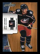 KENT JOHNSON 2023/24 UD ENGRAINED #169 OAK BLUE JACKETS ROOKIE #048/299 BF5677