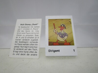 MS: Spielzeug      WALT DISNEY DUETT   AM BLOCK