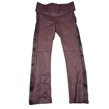 David Lerner Women's Size Medium Nylon Brown Made in USA Stretch Pants