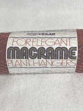 Orange Dupont VEXAR Macrame Craft Netting 70 Yd Mesh Net Plant Hangers