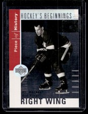 2002-03 Upper Deck Piece of History Hockey Beginnings Gordie Howe Detroit Red