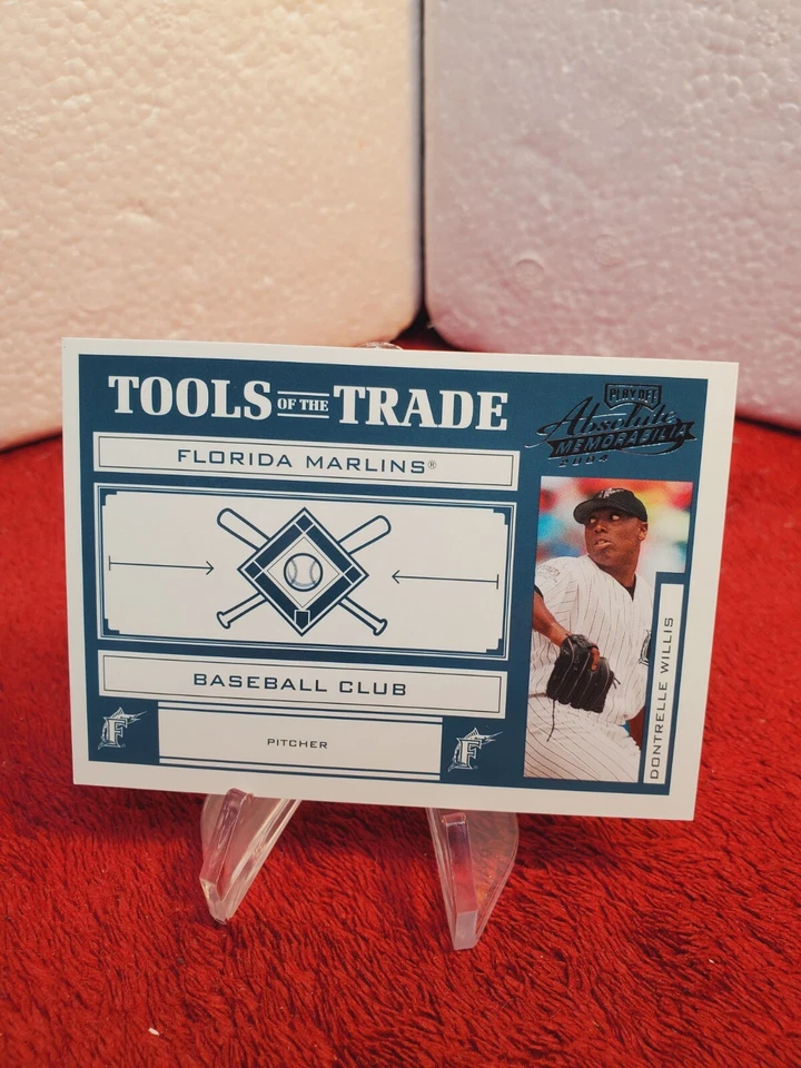 2004 Absolute TOOLS OF THE TRADE #/150 Dontrelle Willis Florida Marlins - Image 2 of 3