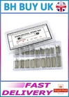 360 x STAINLESS STEEL SPRING BAR WATCH STRAP PINS, 8 - 25mm DOUBLE FLANGE, UK