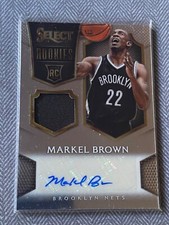 2014-15 Panini Select Rookie Jersey Auto /199 Markel Brown #4 Rookie Auto RC