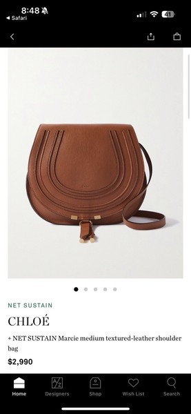 Chloe Marcie Medium Textures Shoulder Bag