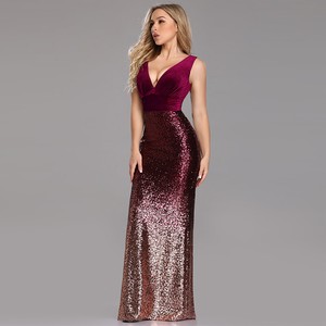 plus size burgundy sequin dress