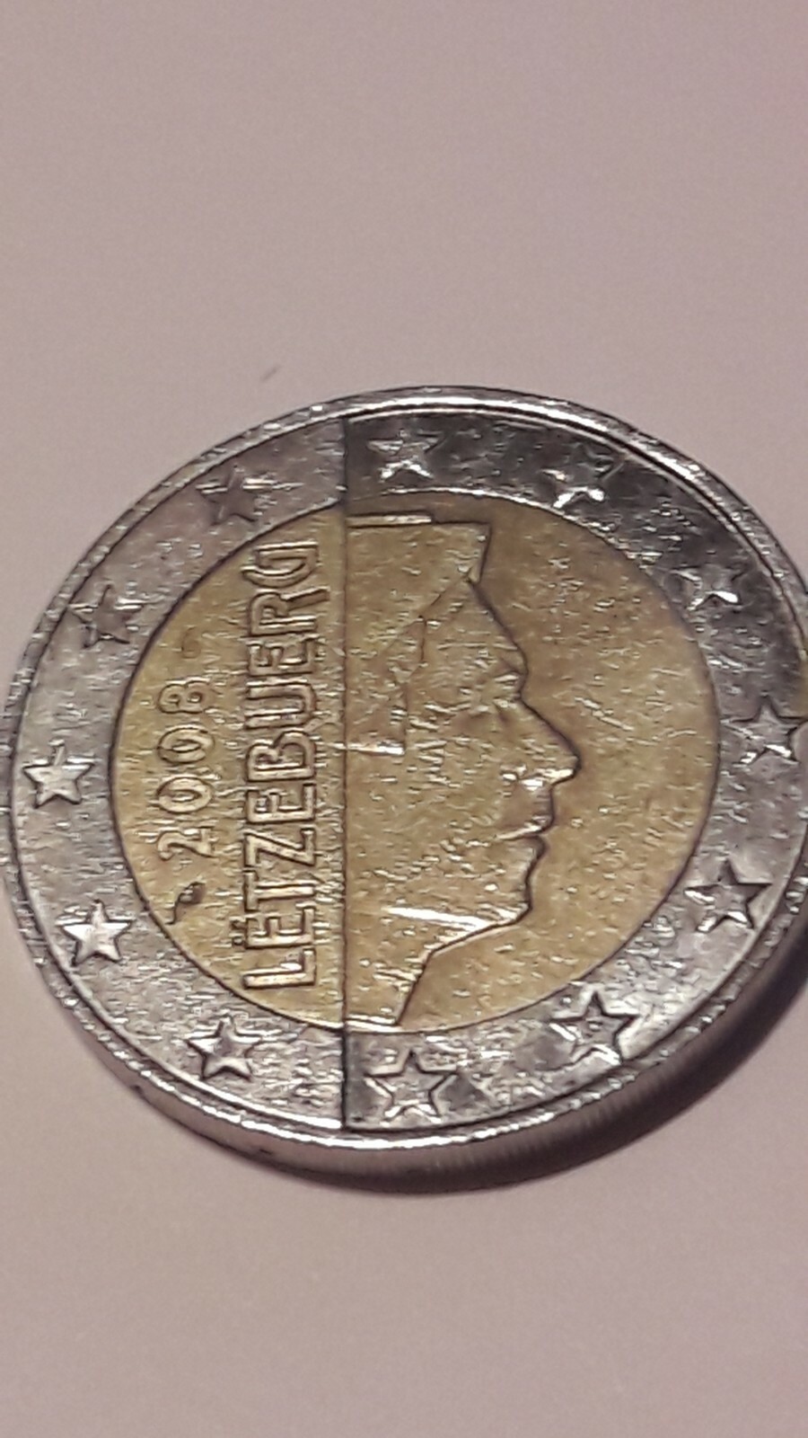 2 euro rara Letzebuerg 2008 errore