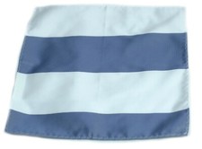 Umberto Algodon Slate White Bar Stripe Silk Pocket Square 75 Retail New
