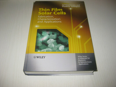 Thin Film Solar Cells von Jef Poortmans und Vladimir Arkhipov (2006, Gebunden)