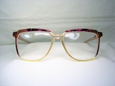 Jacques Fath luxury eyeglasses square men women frames NOS vintage