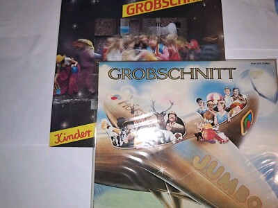 Grobschnitt LP Jumbo von 1975 gebraucht, Kinder und Narren 1984 Original BRAIN