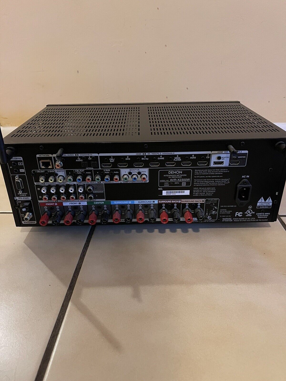 Denon AVRX2300W 7.2 AV Receiver for sale online | eBay