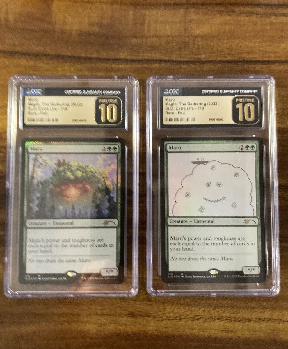 MTG✨MARO🌈FOIL Card SET✨SLD Extra Life CGC 10 Pristine RARE Bonus Cards POP  1 !