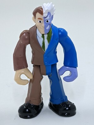 Two-Face Action Figure Imaginext Fisher-Price Super Friends Harvey