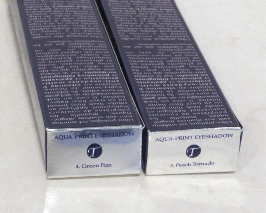 T BY TERRY AQUA-PRINT AQUA-STAIN EYESHADOW - 3 PEACH TORNADO & 4 GREEN FIZZ - Image 3 of 3